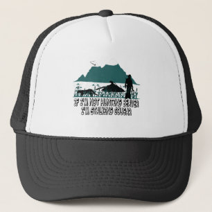 Gorra De Camionero Cazador del puma de la parodia