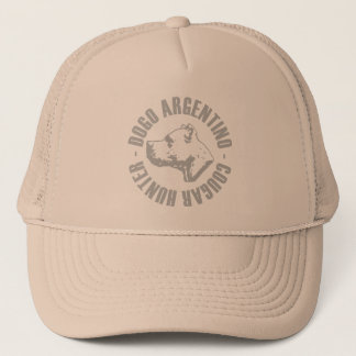 Gorra De Camionero cazador del puma del argentino del dogo