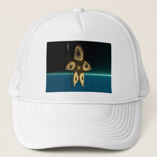 Gorra De Camionero Cazador inuit fractal