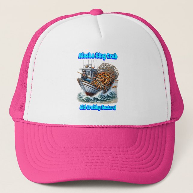 Gorra De Camionero Cazadores de cangrejos viaja vieja bastarita de ca (Anverso)