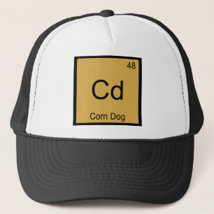 Gorra De Camionero Cd - camiseta divertida del símbolo del elemento