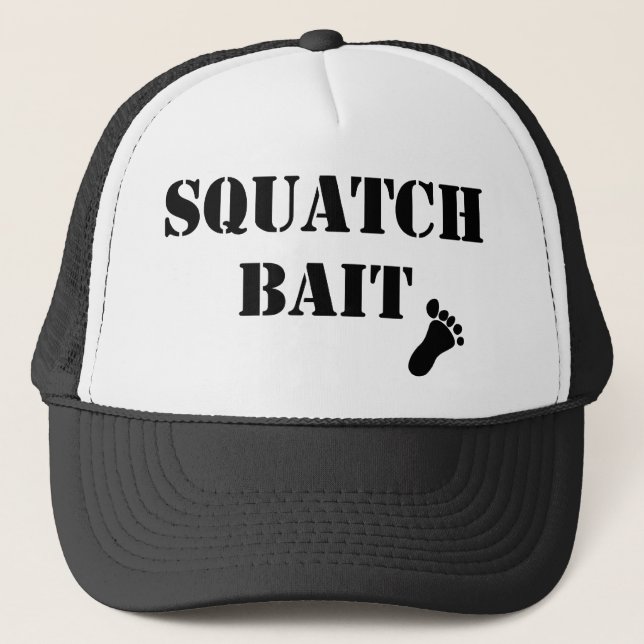 Gorra De Camionero Cebo de Squatch (Anverso)