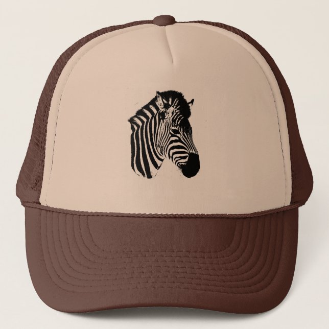 Gorra De Camionero Cebra (Anverso)