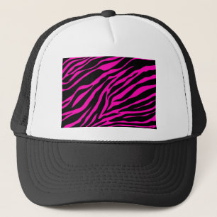 Gorra De Camionero cebra rosa