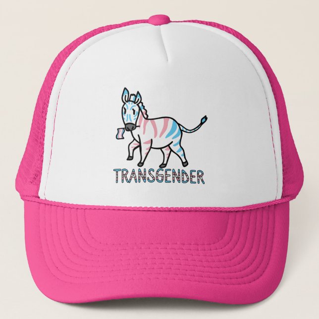 Gorra De Camionero Cebra transgénero (Anverso)