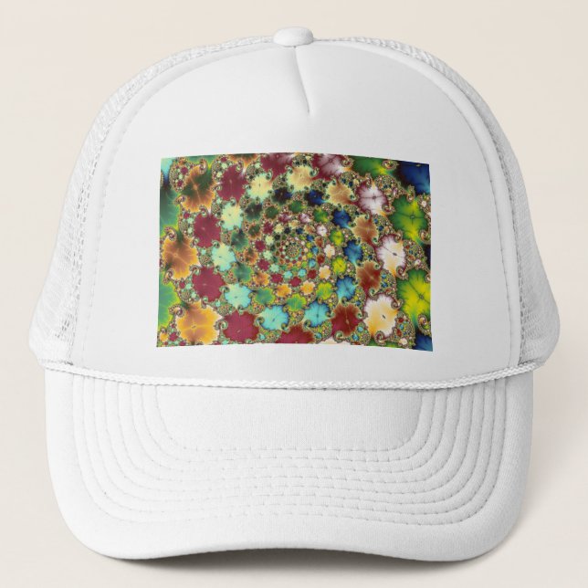 Gorra De Camionero Celdas fractales - Fractal (Anverso)