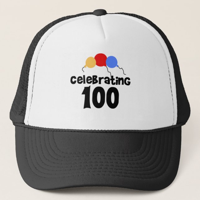 Gorra De Camionero Celebración de 100 (Anverso)