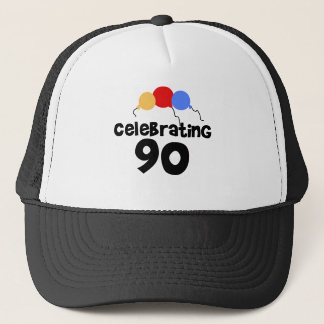 Gorra De Camionero Celebración de 90 (Anverso)