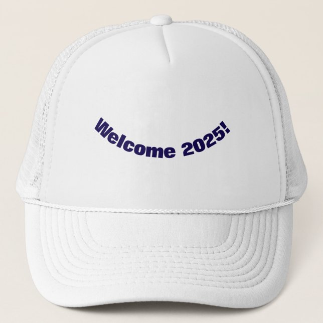 Gorra De Camionero Celebración de Año Nuevo impreso para Personalizad (Anverso)