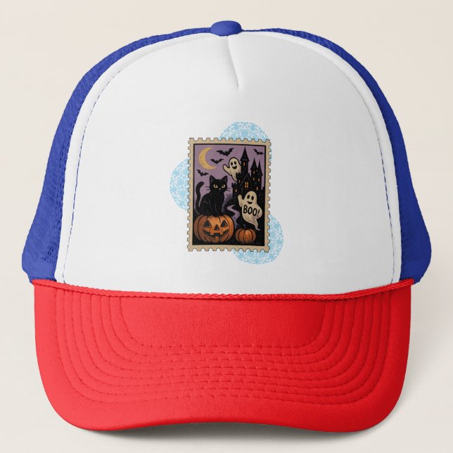 Gorra De Camionero Celebración de Halloween (Anverso)