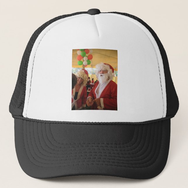 Gorra De Camionero Celebración de los Navidades de Santa y Claus - Fe (Anverso)