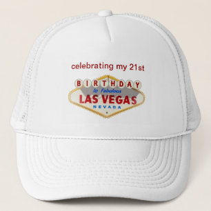 Gorra De Camionero celebración de mi 21ro cumpleaños en Las Vegas