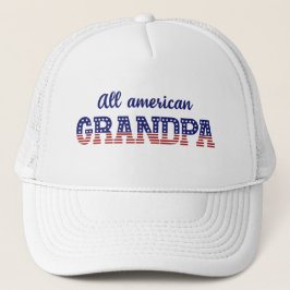Gorra De Camionero Celebración del 4 de julio del All American Grandp
