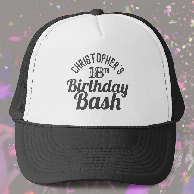 Gorra De Camionero Celebración del cumpleaños 18 años (Subido por el creador)