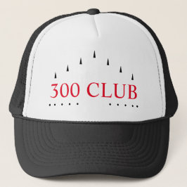 Gorra De Camionero Celebración del hito de bolos "300 Club"