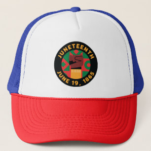Gorra De Camionero Celebración del Juneteenth conmemorando la liberta