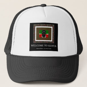 Gorra De Camionero Celebración keniana: Una sincera bienvenida kenian