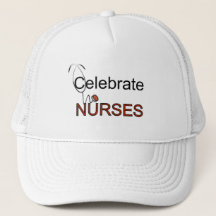 Gorra De Camionero Celebrar camisetas y regalos de enfermeras