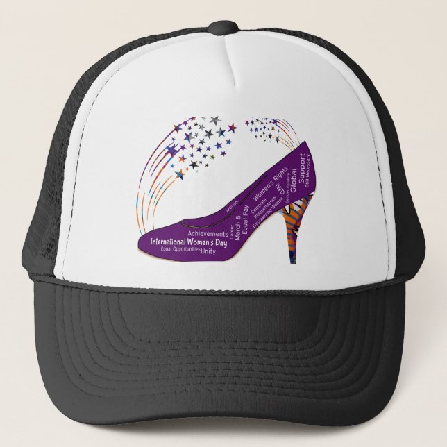 Gorra De Camionero Celebrar el Día Internacional de la Mujer (Anverso)
