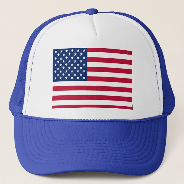 Gorra De Camionero Celebrar la bandera estadounidense (Anverso)