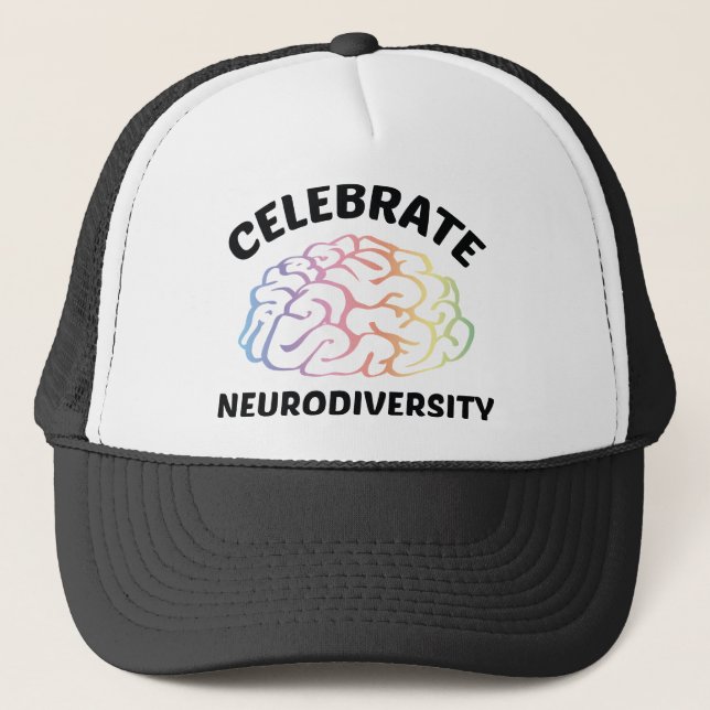 Gorra De Camionero Celebrar la neurodiversidad (Anverso)
