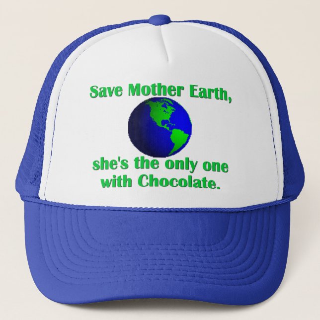 Gorra De Camionero Celebre el Día de la Tierra (Anverso)