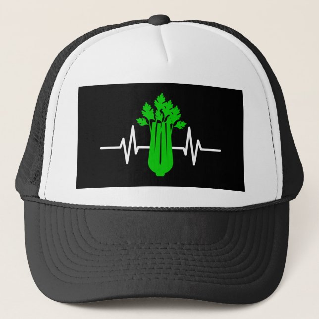 Gorra De Camionero Celery Heartbeat (Anverso)