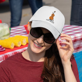 Gorra De Camionero Cello de Música Cellista
