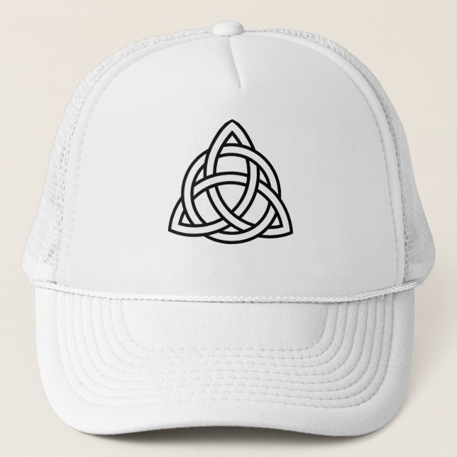 Gorra De Camionero Celtic Trinity Knot Triquetra Wicca Symbol (Anverso)
