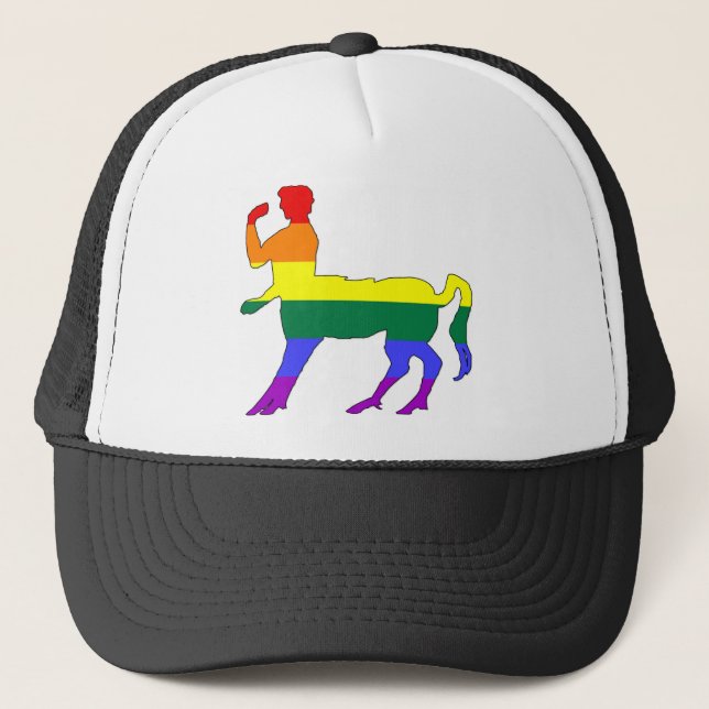 Gorra De Camionero Centaur #2 del orgullo de GLBT (Anverso)