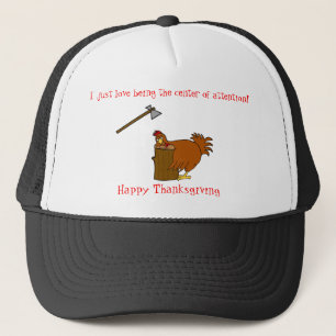 Gorra De Camionero Centro De Atención Feliz Día De Gracias Turquía
