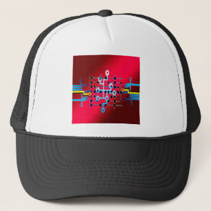 Gorra De Camionero centro de control de seguimiento de circuitos de p