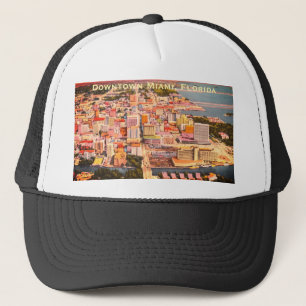 Gorra De Camionero Centro de Miami, Florida, 1960