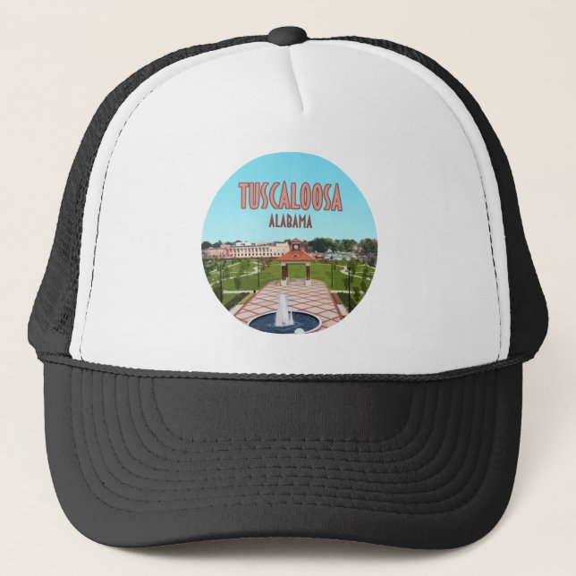 Gorra De Camionero Centro de Tuscaloosa Alabama (Anverso)