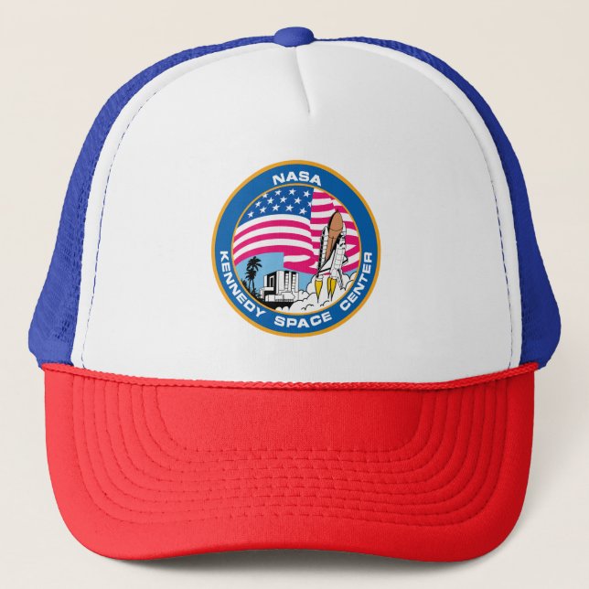 Gorra De Camionero Centro Espacial Kennedy de la NASA (Anverso)
