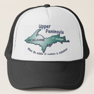 Gorra De Camionero Centro superior del michigamme de la península de