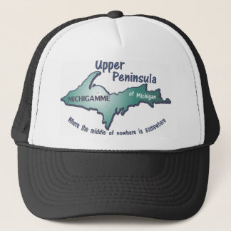 Gorra De Camionero Centro superior del michigamme de la península de