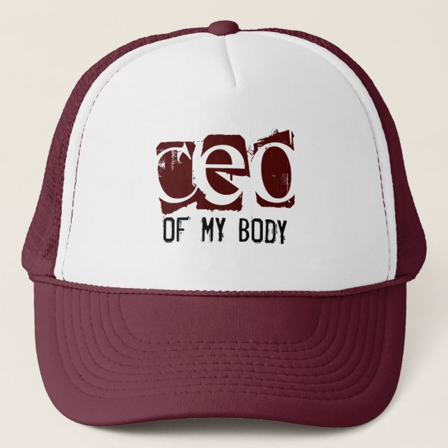 Gorra De Camionero CEO de My Body (Anverso)