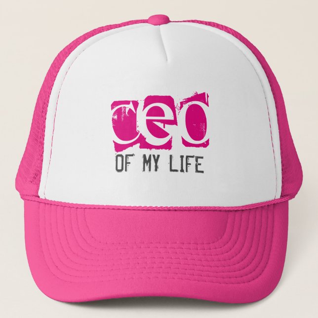 Gorra De Camionero CEO de My Life (Anverso)
