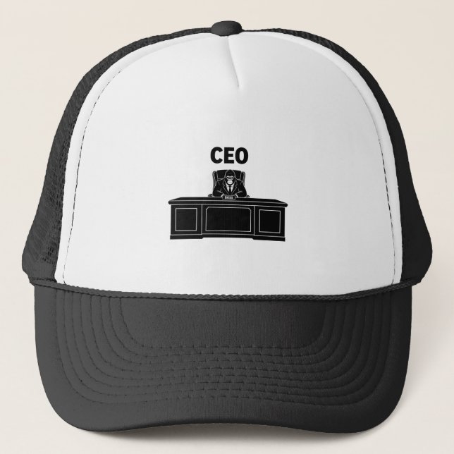 Gorra De Camionero CEO Gorilla (Anverso)