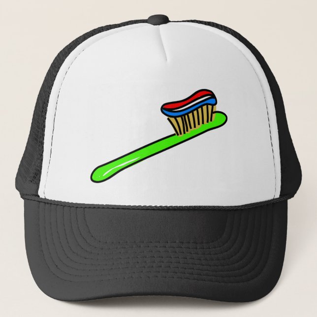 Gorra De Camionero Cepillo de dientes (Anverso)