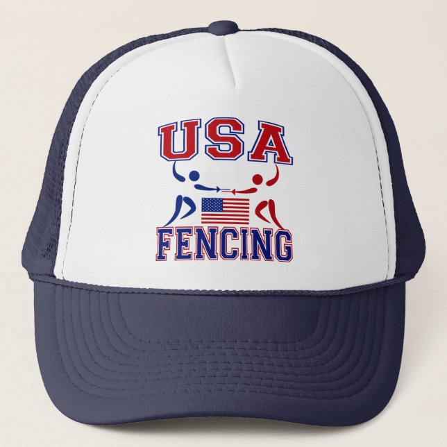 Gorra De Camionero Cercado de los E.E.U.U. (Anverso)