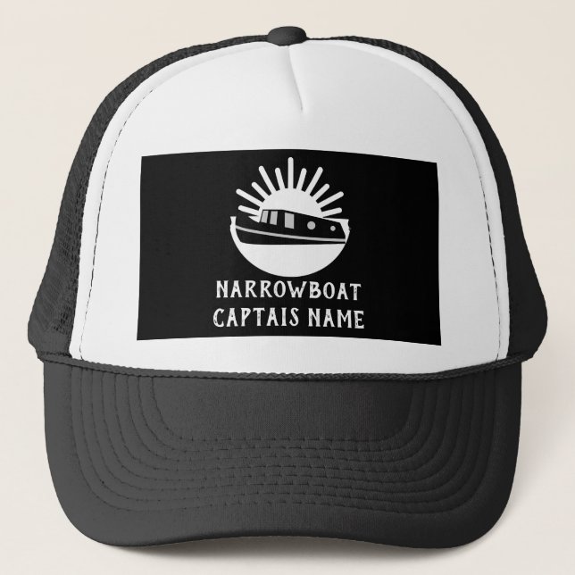 Gorra De Camionero Cercana barca Canal Bote Vivo Doormat Travel Mug T (Anverso)
