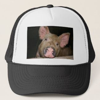 Gorra De Camionero Cerdito Rosa