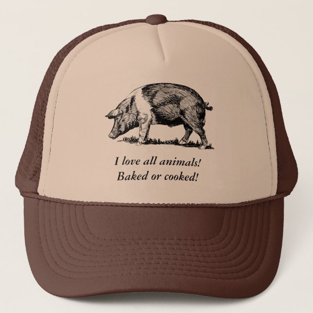 Gorra De Camionero Cerdo (Anverso)
