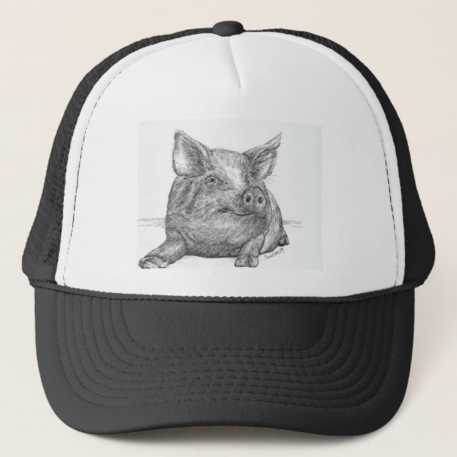Gorra De Camionero Cerdo (Anverso)