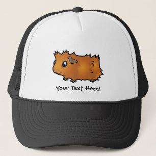 Gorra De Camionero Cerdo de Guinea de Dibujos Animados (desgreñado)