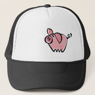 Gorra De Camionero Cerdo del Grunge