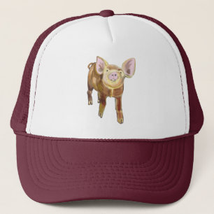 Gorra De Camionero Cerdo del pasto