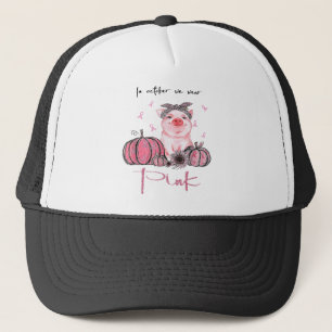 Gorra De Camionero Cerdo En Octubre Usamos Avisos De Cáncer De Mama R